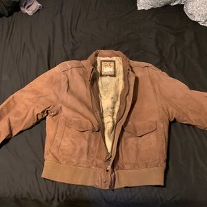 Vintage Leather Jacket Mens sized Medium. Global Identity